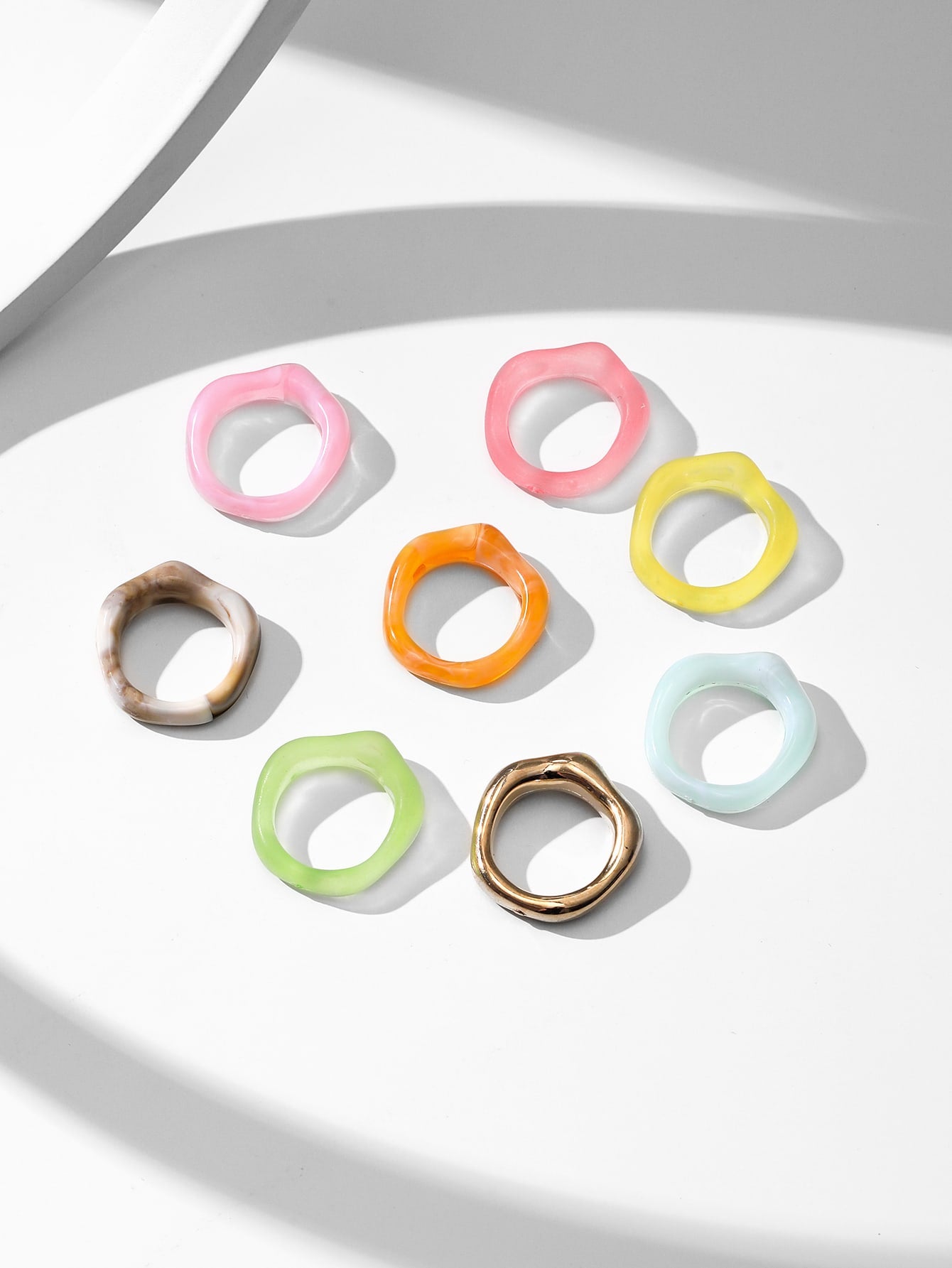 Vibrant Delight Ring Set (8pcs)