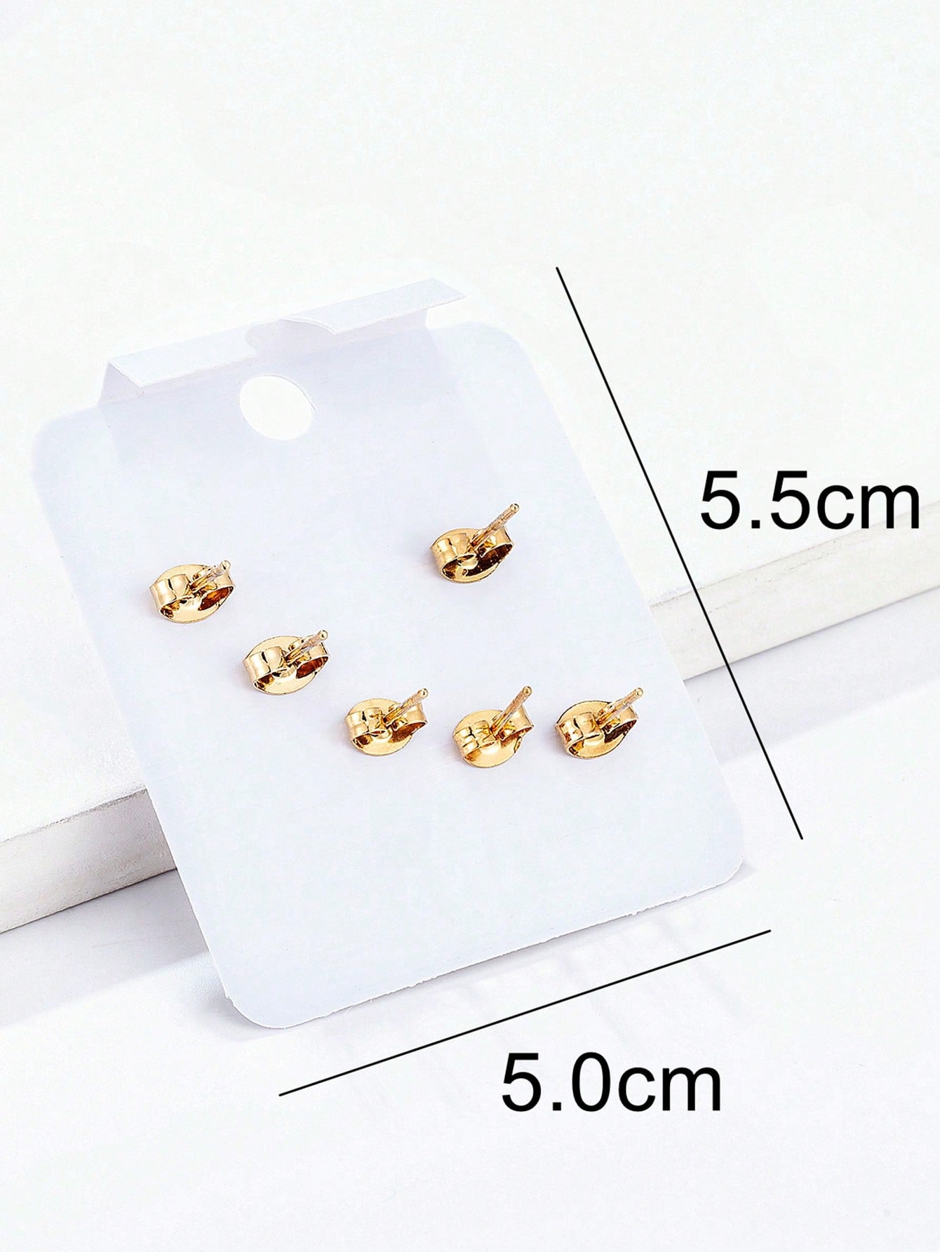 Minimalist Chic - 3 Pairs of Ball Stud Earrings for Versatile Fashion"