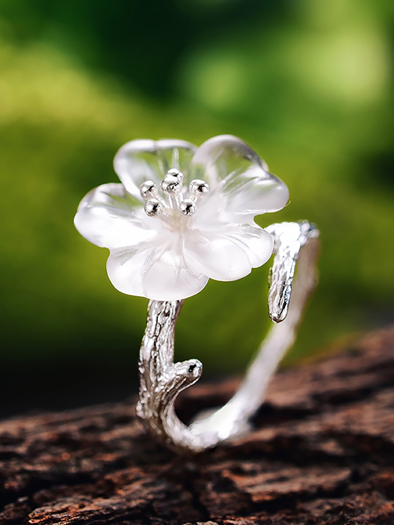 Blossom Mystique Crystal Ring