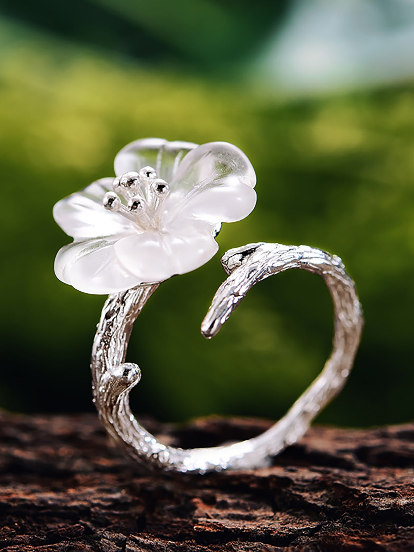 Blossom Mystique Crystal Ring