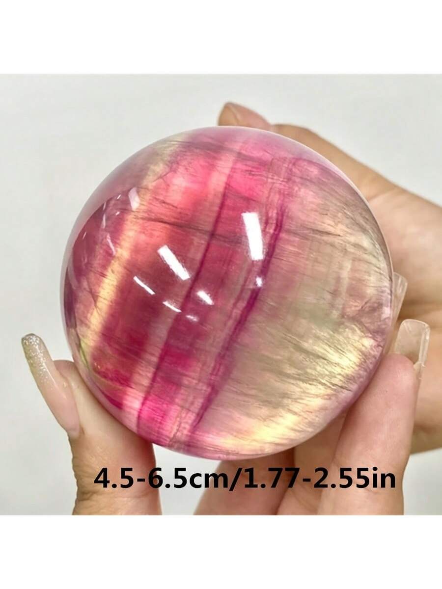 Candy Fluorite Energy Sphere Crystal