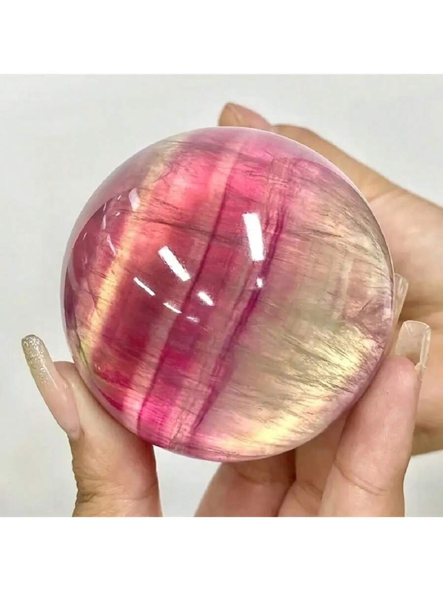 Candy Fluorite Energy Sphere Crystal