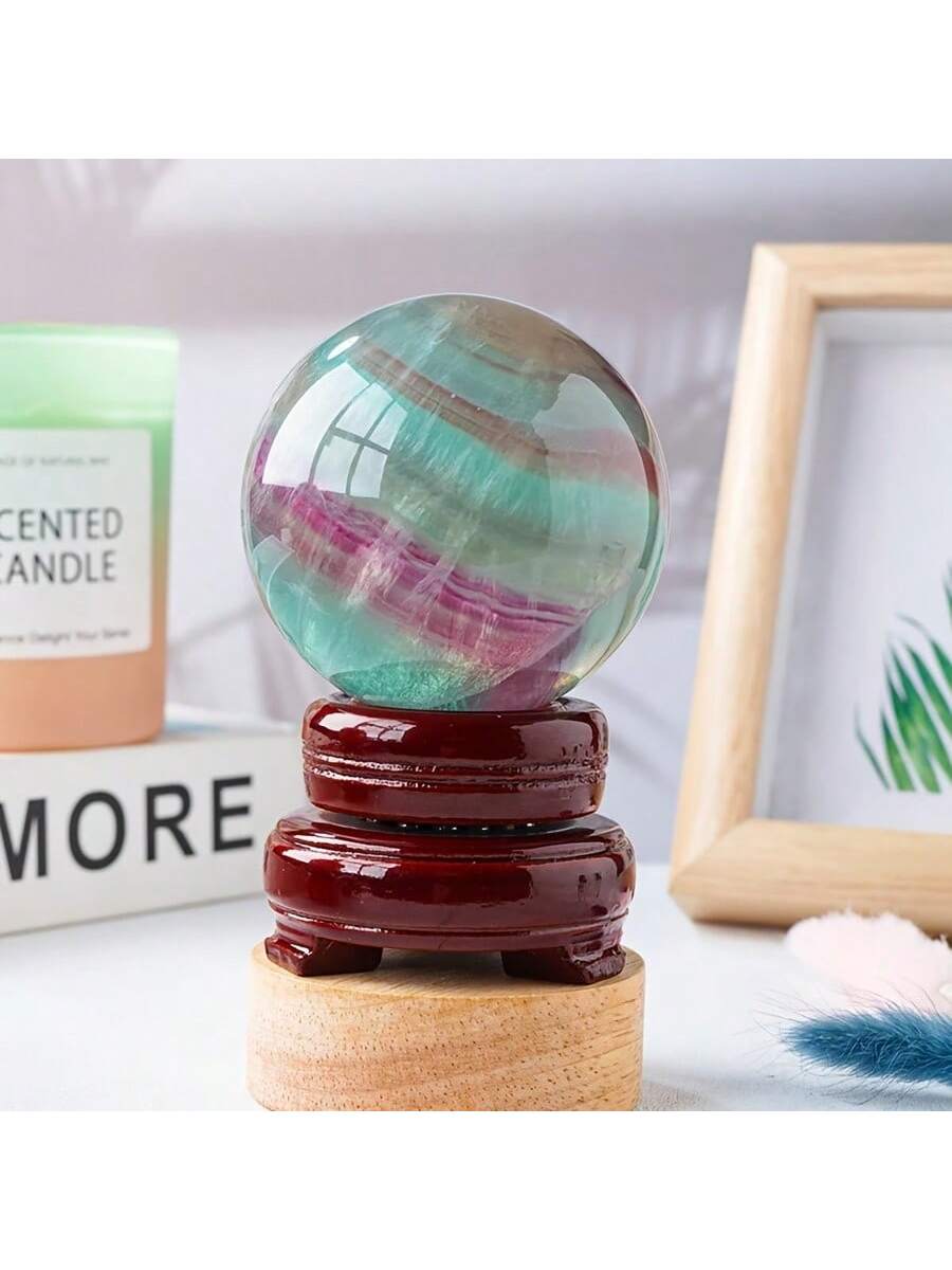 Candy Fluorite Energy Sphere Crystal