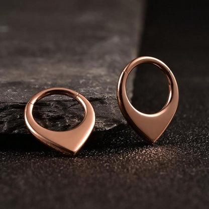 16G Teardrop Hoop Septum & Cartilage Ring