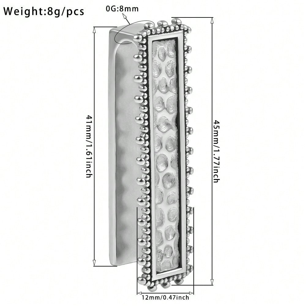 Lace Ear Weights Hangers – Stainless Steel