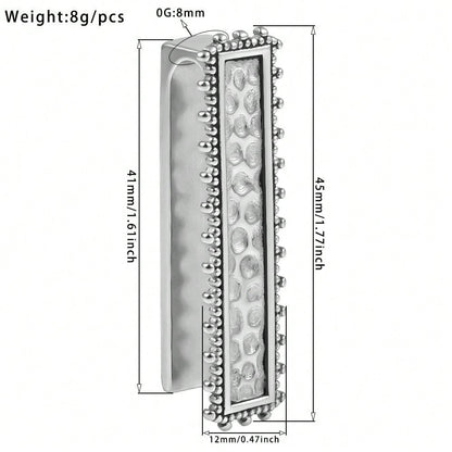 Lace Ear Weights Hangers – Stainless Steel