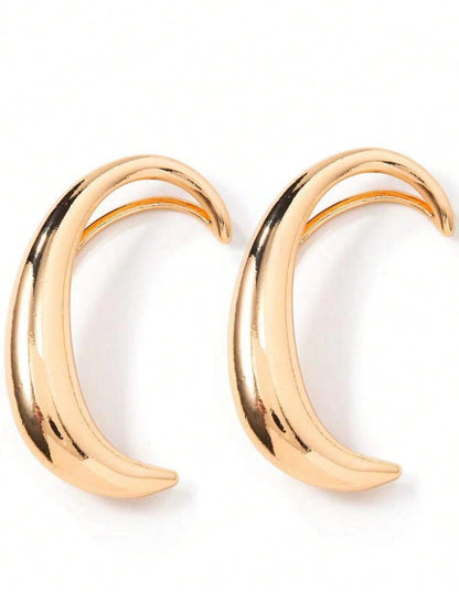 Elegant Contour Ear Hook Earrings