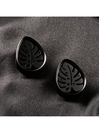 Water Drop Leaf Ear Tunnels & Gauges – 2PCS