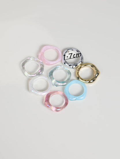 Vibrant Delight Ring Set (8pcs)