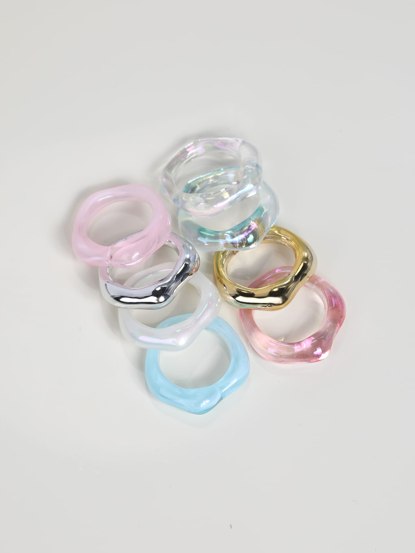 Vibrant Delight Ring Set (8pcs)