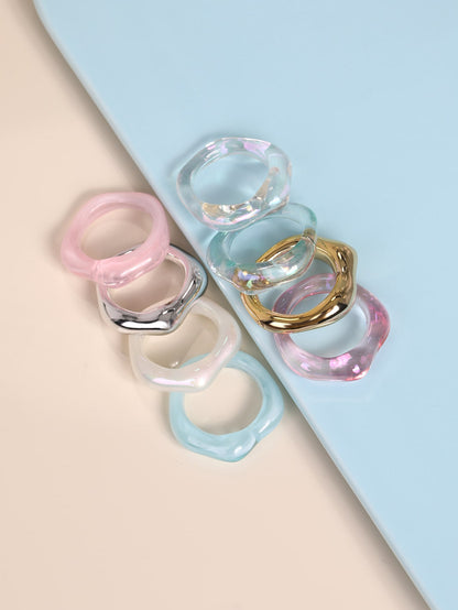 Vibrant Delight Ring Set (8pcs)