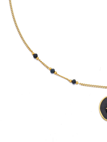 Celestial Round Charm Necklace