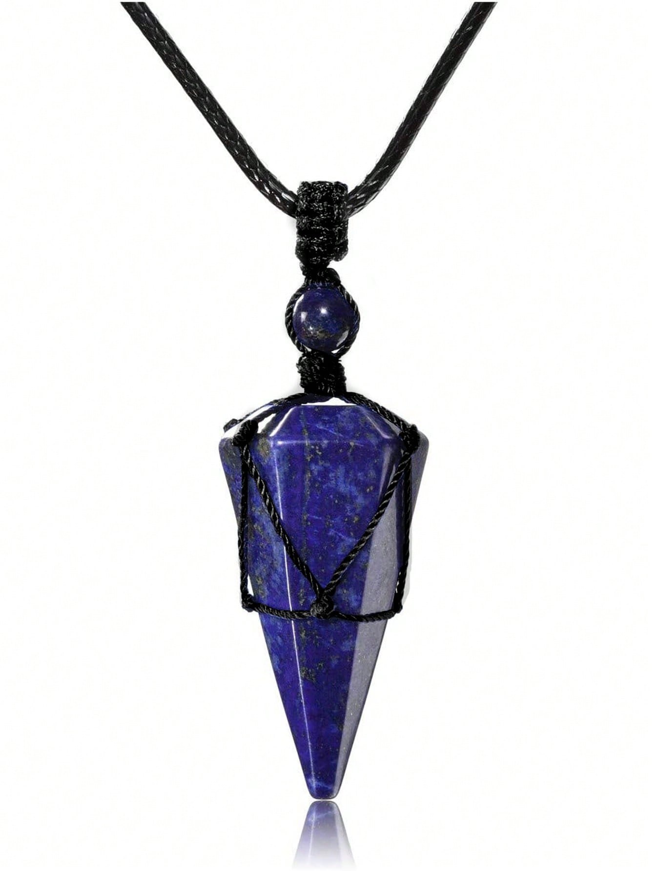 Elegant Geometric Beauty: Women's Fashion Stone Pendant Necklace - A Daily Decoration Delight