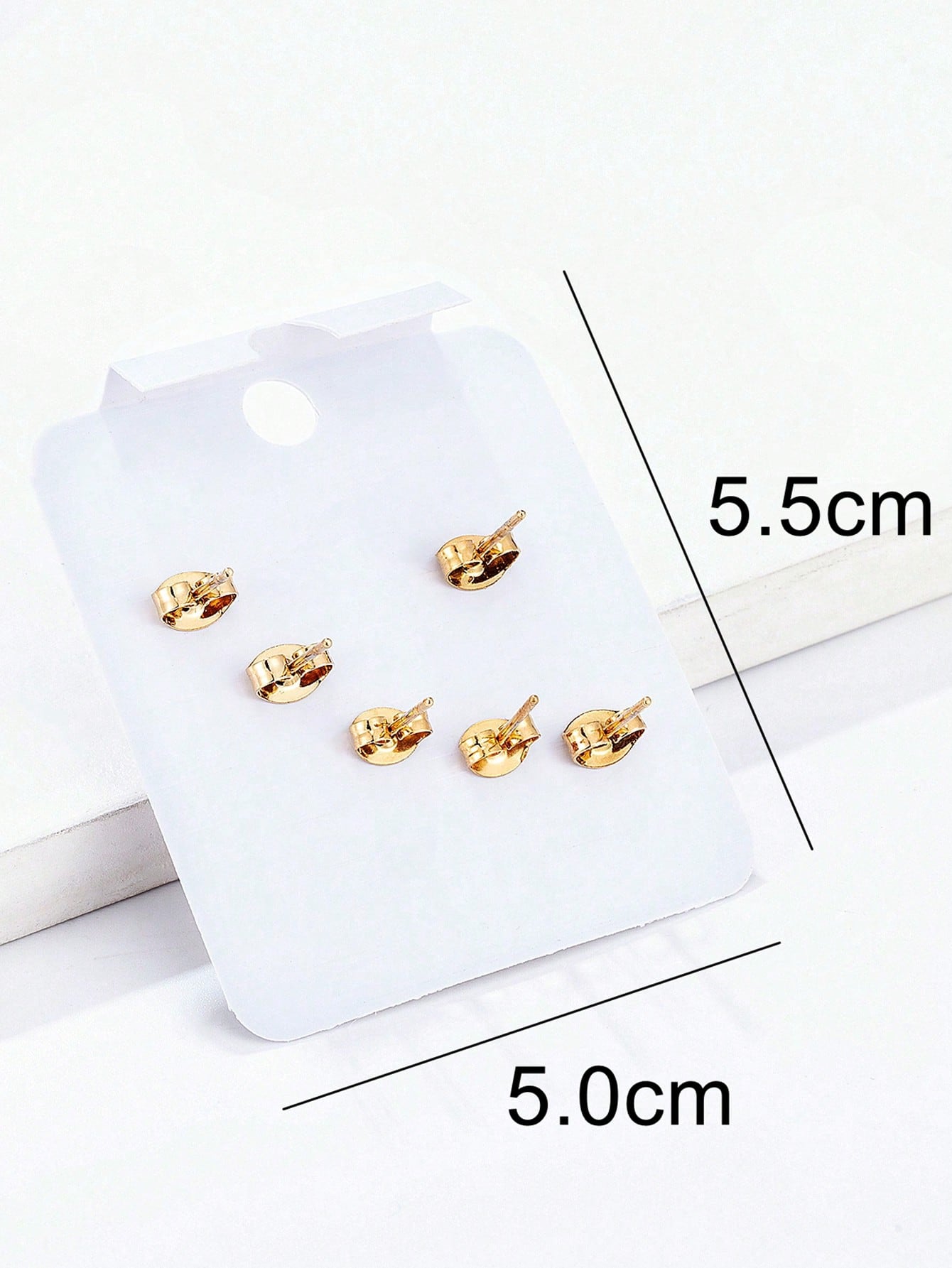 Minimalist Chic - 3 Pairs of Ball Stud Earrings for Versatile Fashion"