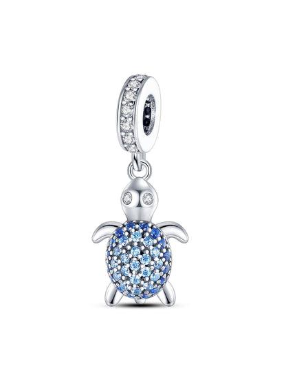 Tiny Feet Cubic Zirconia Charm Pendant